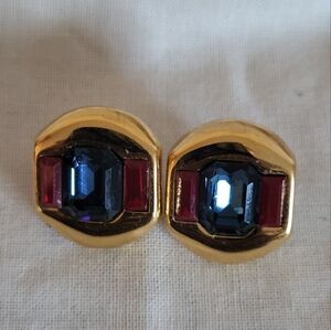 Vintage Napier Art Deco Stud Earrings